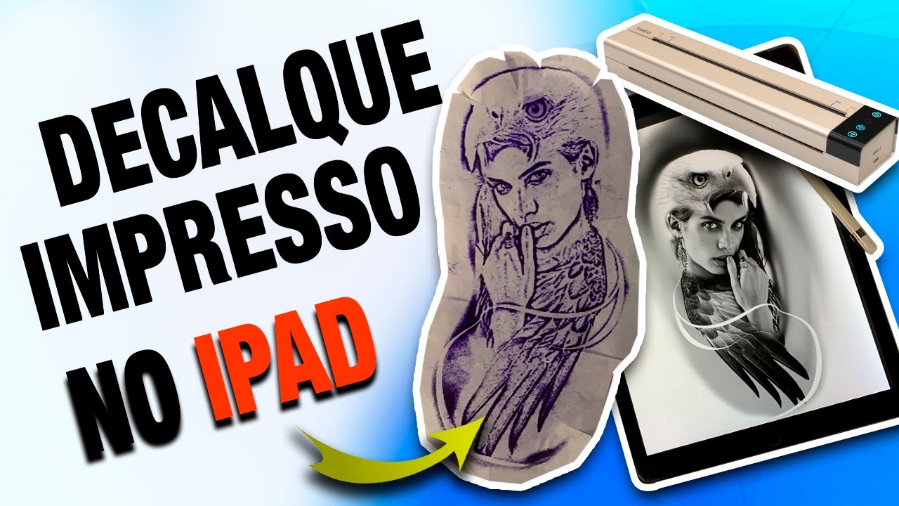 Jeito fácil de imprimir decalque direto do Ipad