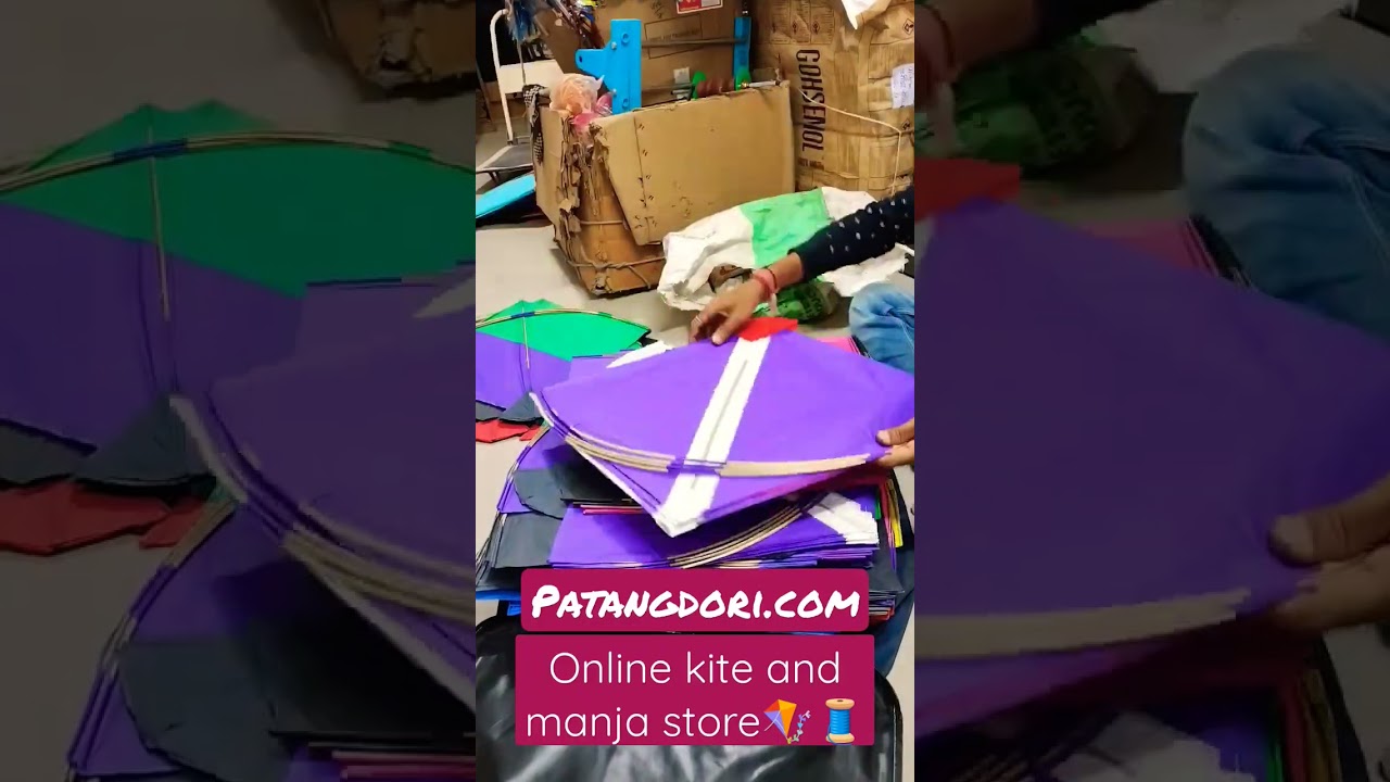 Get your kites and manjas delivered to your home this Uttarayan 2024. patangdori.com (online store )