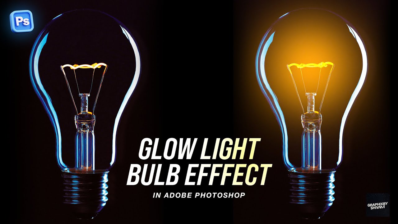 How to Glow Light Bulb Easily in Adobe Photoshop / Photoshop 2025 Tips & Tricks / Beginner Tutorial