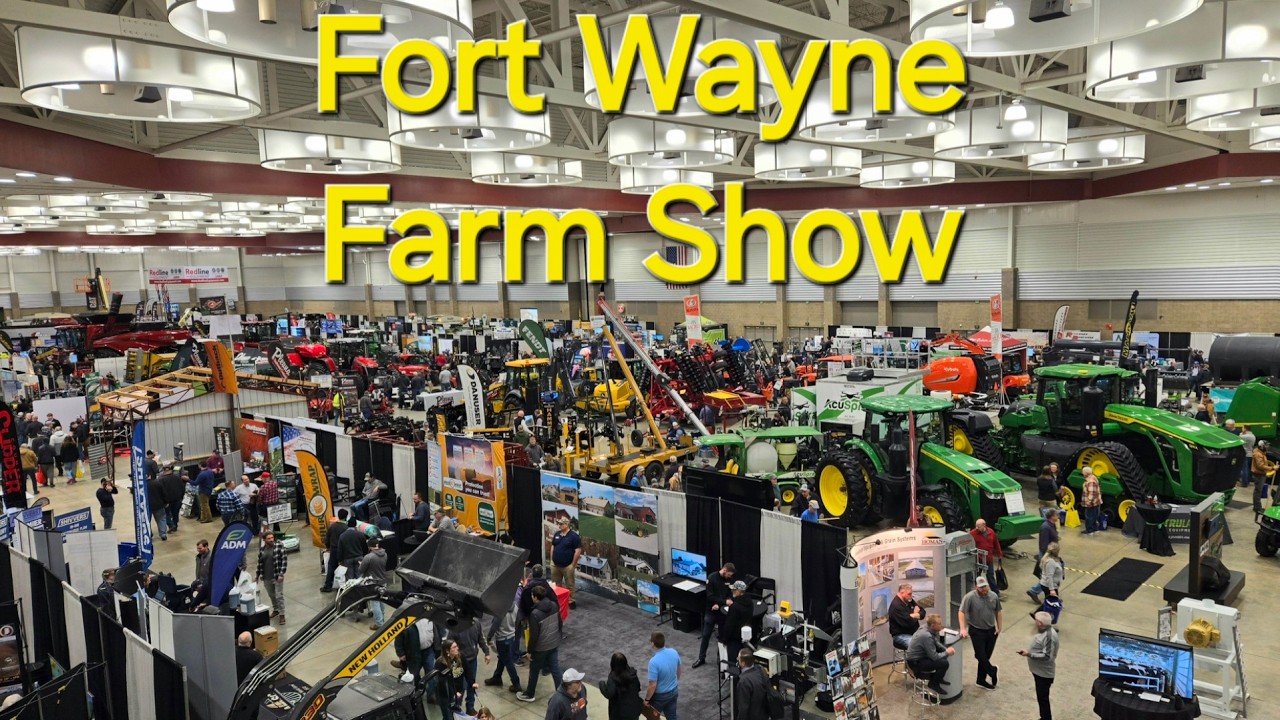 Fort Wayne farm show 🚜 Million Dollar combine & $1.26 million tractors!!!😮