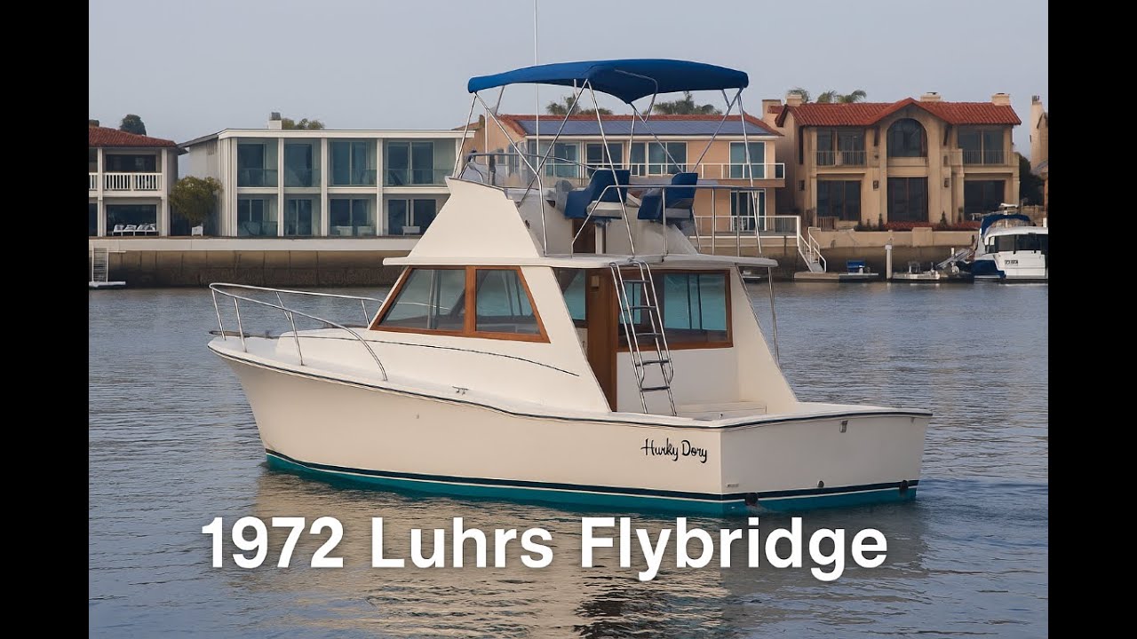 🎣 1972 Luhrs 28 Flybridge – Classic Cruiser & Fishing Platform by South Mountain Yachts