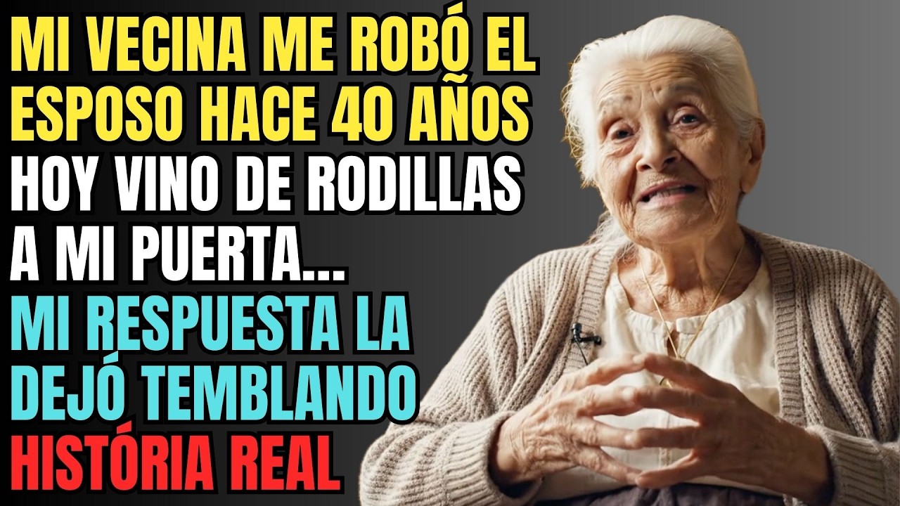 Historia Real: Mi vecina me robó el esposo hace 40 años...💔😢