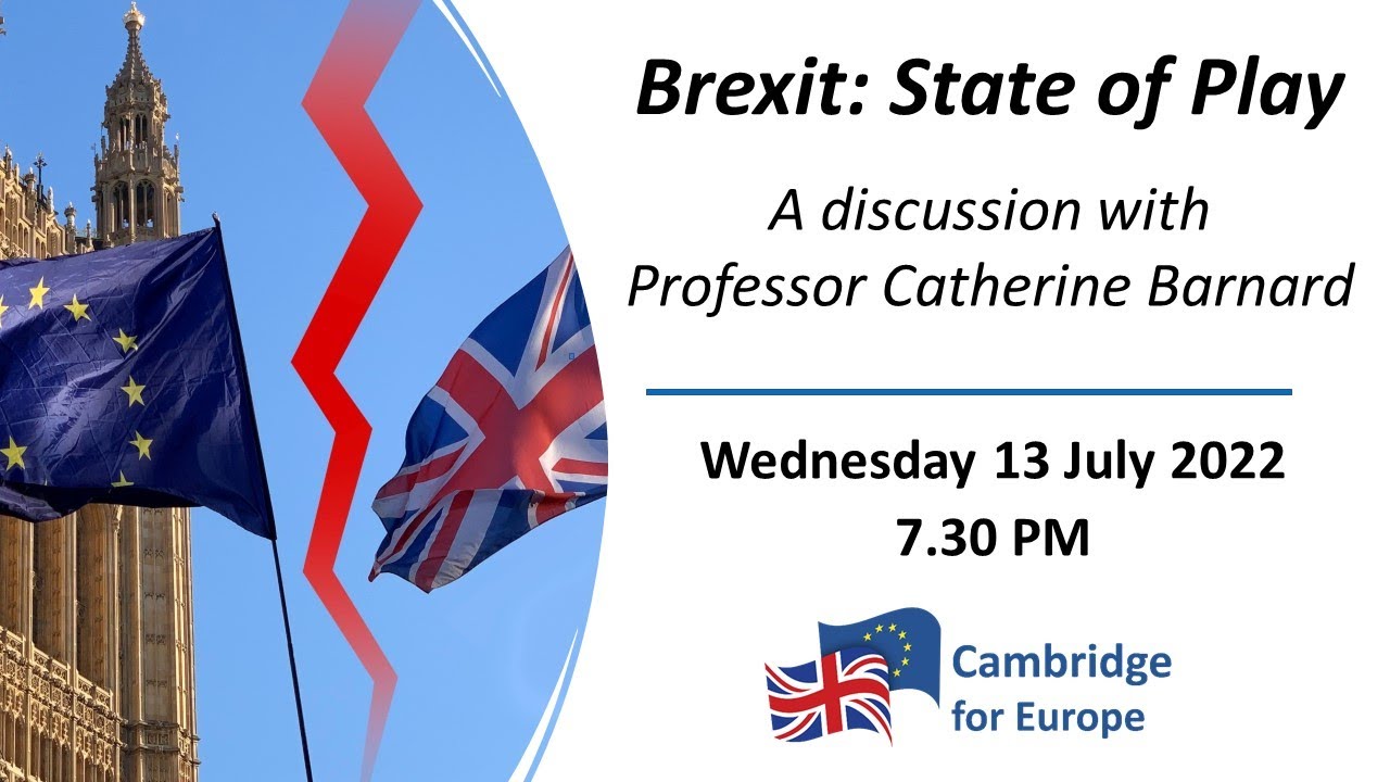 Brexit: State of Play – Prof Catherine Barnard