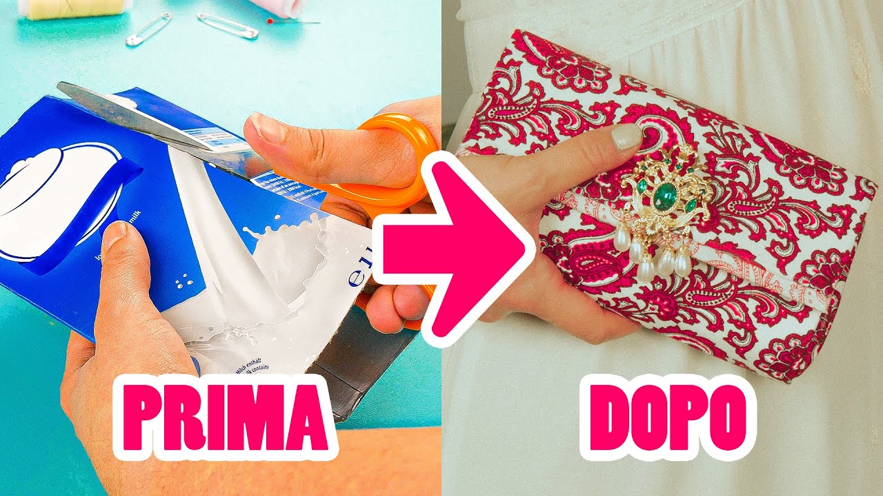 BORSETTA fatta a mano con materiali riciclati | Senza AGO e FILO!