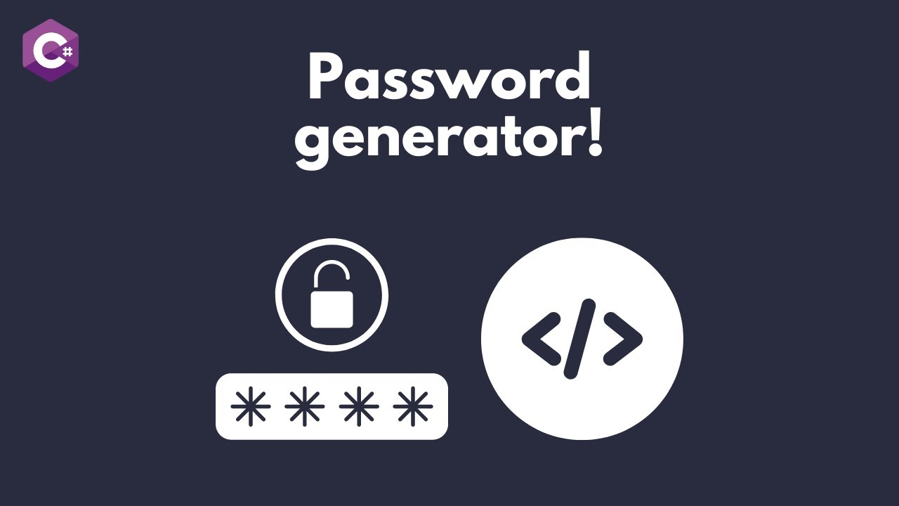C# Random Password Generator: simple beginner tutorial!
