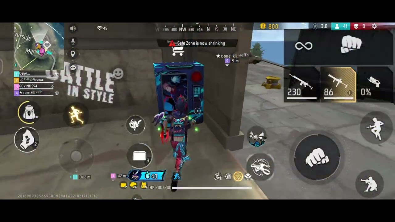 My free fire I'd login ader mobile and BR Rank Noob gameplay 