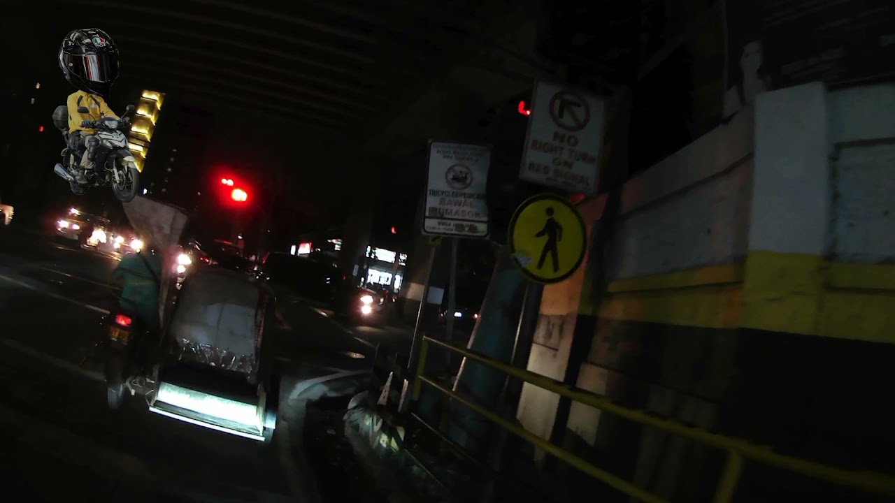 No right turn, on red signal