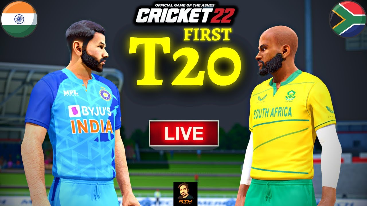 India vs South Africa 1st T20 Match - Cricket 22 Live - RtxVivek
