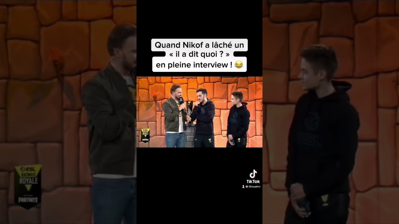 Quand Nikof a lâché un « Il a dit quoi ? » en pleine interview !
