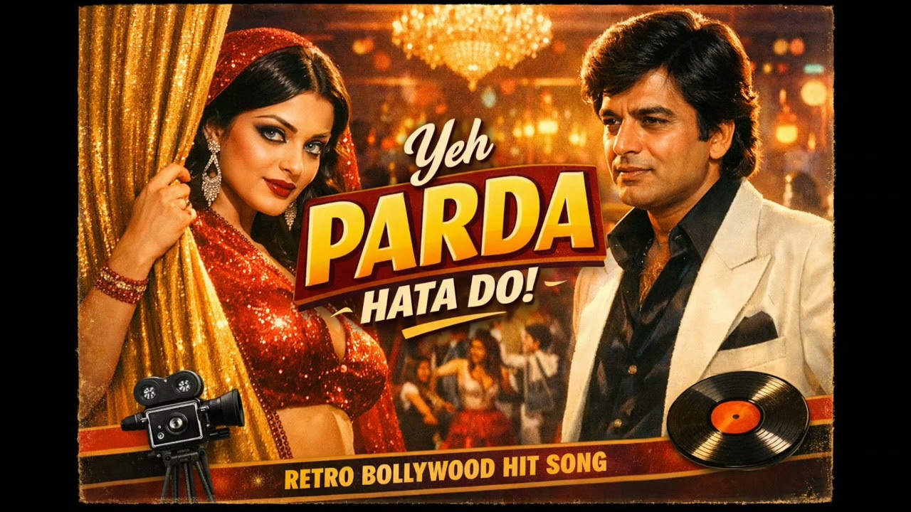 Yeh Parda Hata Do 🔥 | Retro Bollywood Superhit | 70s–80s Vibes | 4K