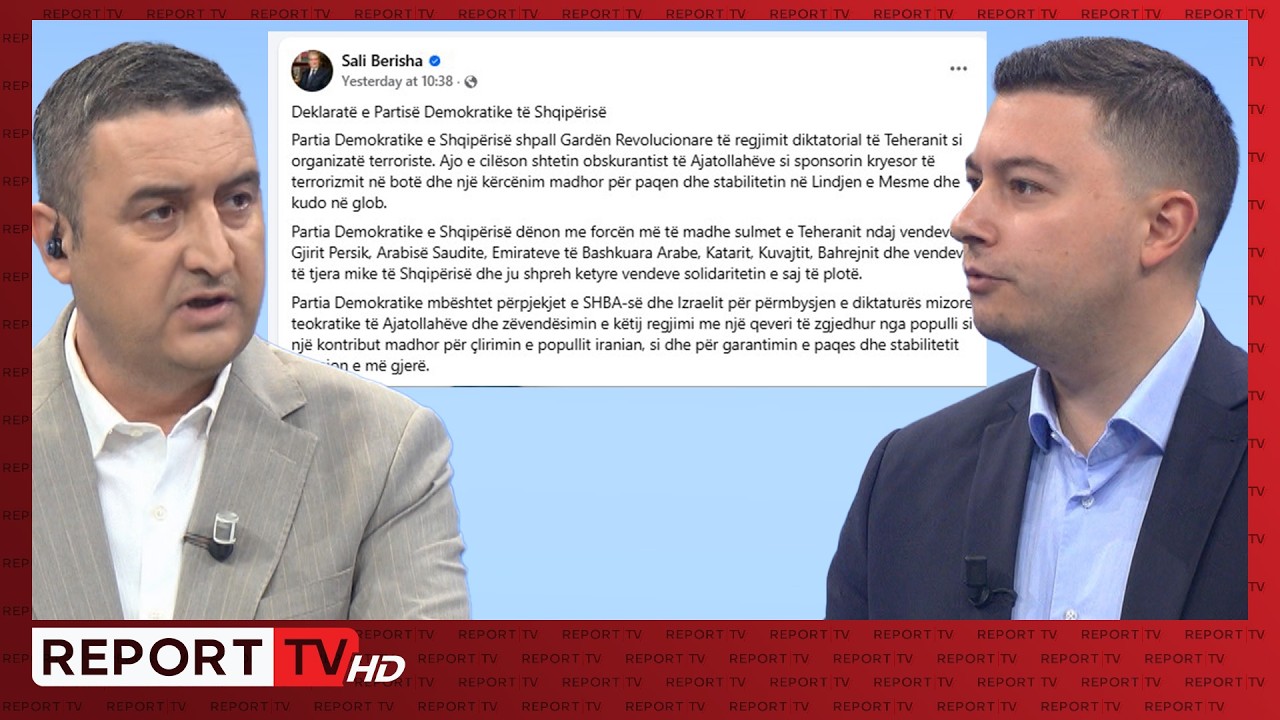 'Ju votoni nga FB i Berishës…' Moderatori përplaset me Kepin e PD për rezolutën ndaj Iranit