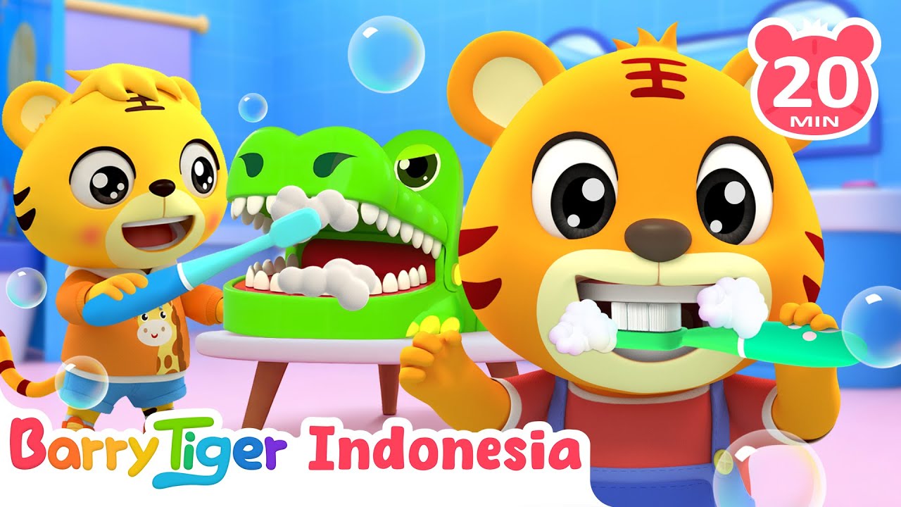 🦷✨ Ayo Sikat Gigi! Lagu Kebiasaan Baik | Lagu Edukasi Anak Balita | BarryTiger