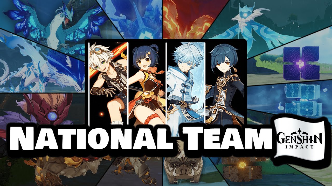 National Team Against All Bosses In The Game - Genshin Impact