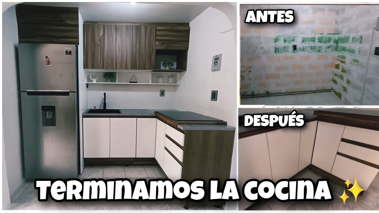 REMODELACIÓN DE MI COCINA ✅ CASA INFONAVIT | RESULTADO FINAL | TEMU
