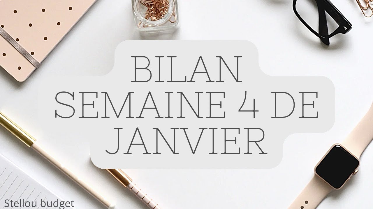 BILAN SEMAINE 4 DE JANVIER 🥳 MÉTHODE DES ENVELOPPES #systemedesenveloppes#cashstuffing 