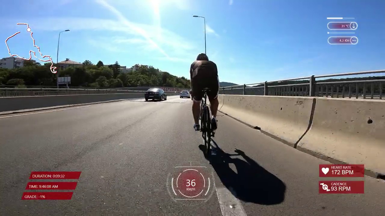 Morning ride through Belgrade, Serbia 2019
