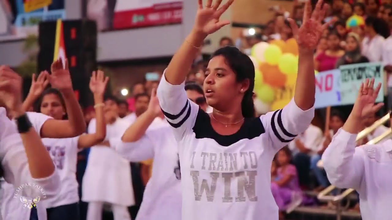 Dance by Pulla Reddy College Students at Jyoti Mall in Kurnool City