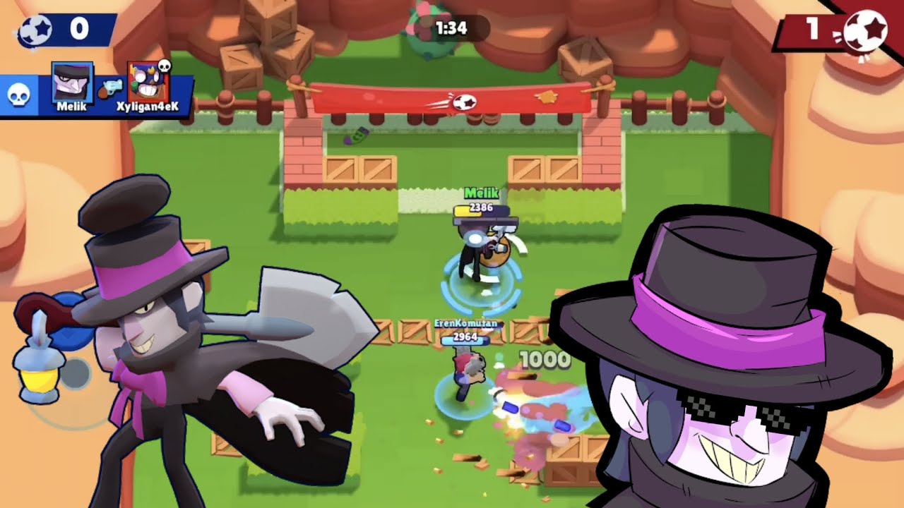 MORTİSLE EFSANE BRAWL BALL MAÇI - Brawl Stars Türkçe