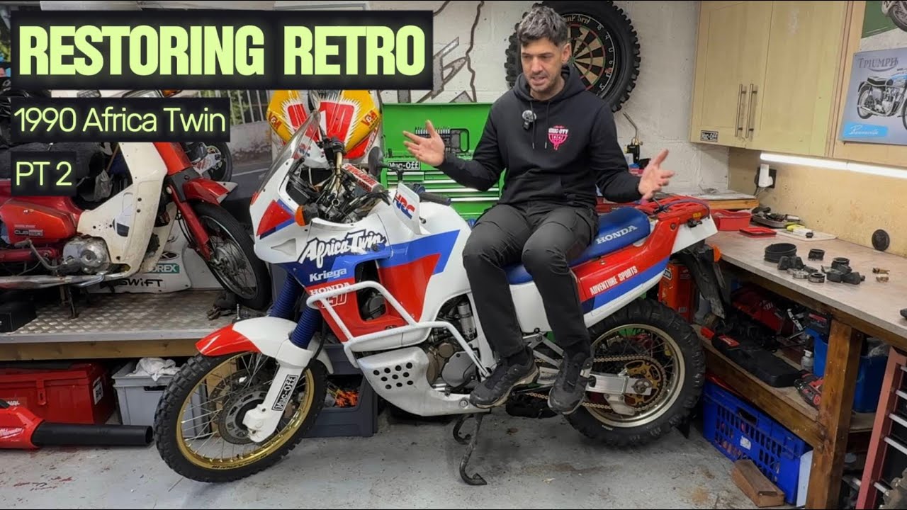 Renowacja mojej Hondy Africa Twin RD04 z 1990 roku, część 2