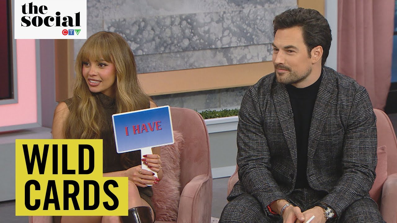 Vanessa Morgan and Giacomo Gianiotti on ‘Wild Cards’ | The Social