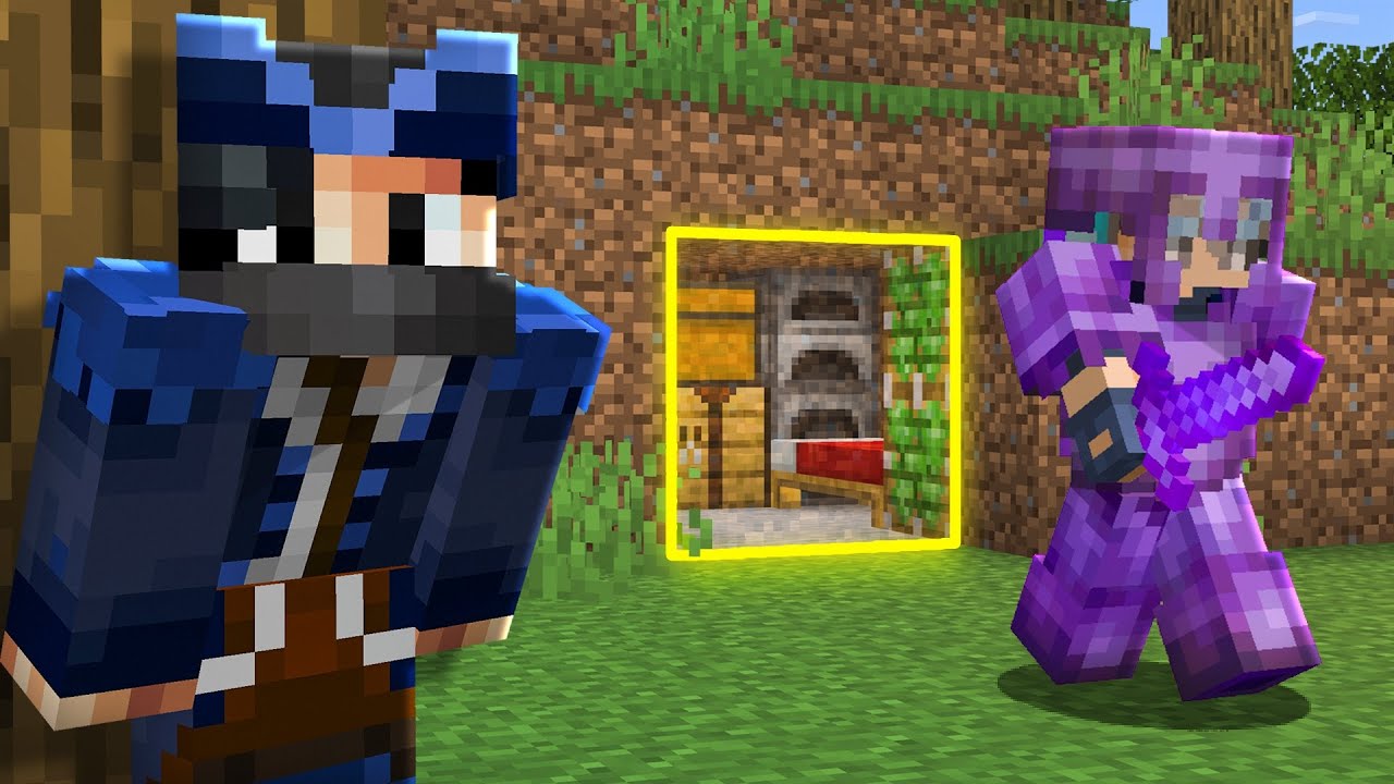 Я построил самую секретную базу в Minecraft