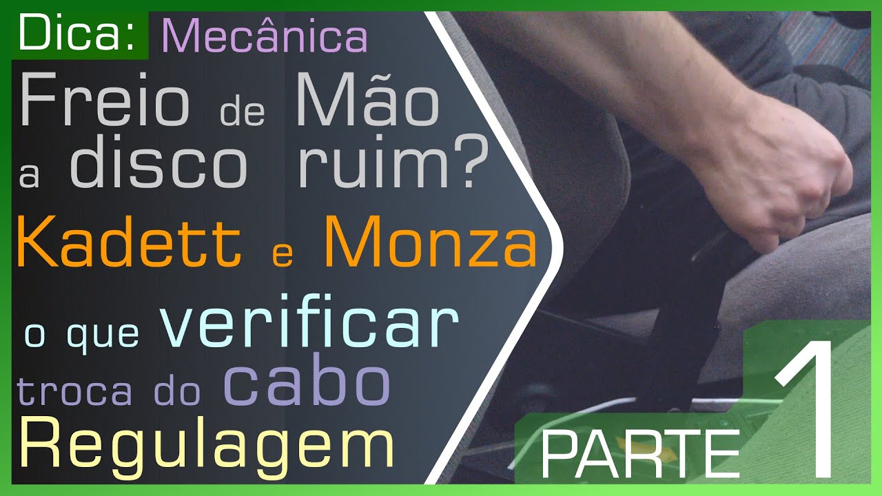 Dica: Manutenção do Freio de Mão do Kadett e Monza a Disco Traseiro - PARTE 1 - Black Hill Auto