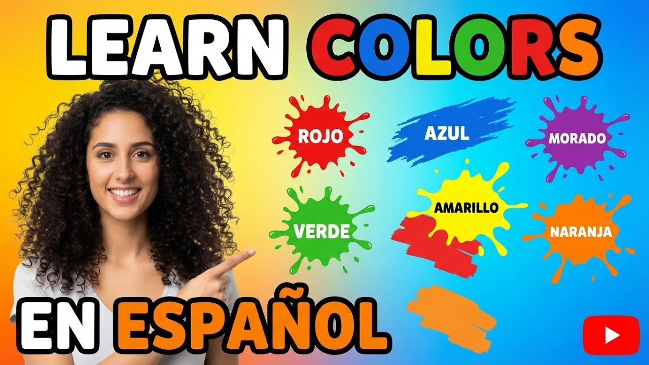Master Colors in Spanish! | Essential Vocabulary & Pronunciation 🎨 | Study Spanish for beginners A1