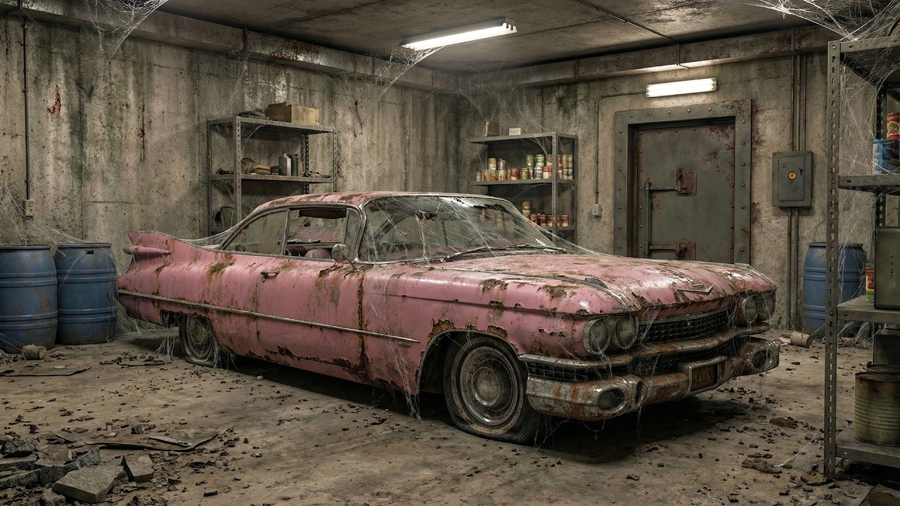 ASMR Car Restoration | Abandoned 1959 Cadillac DeVille – From Rust to Brand New