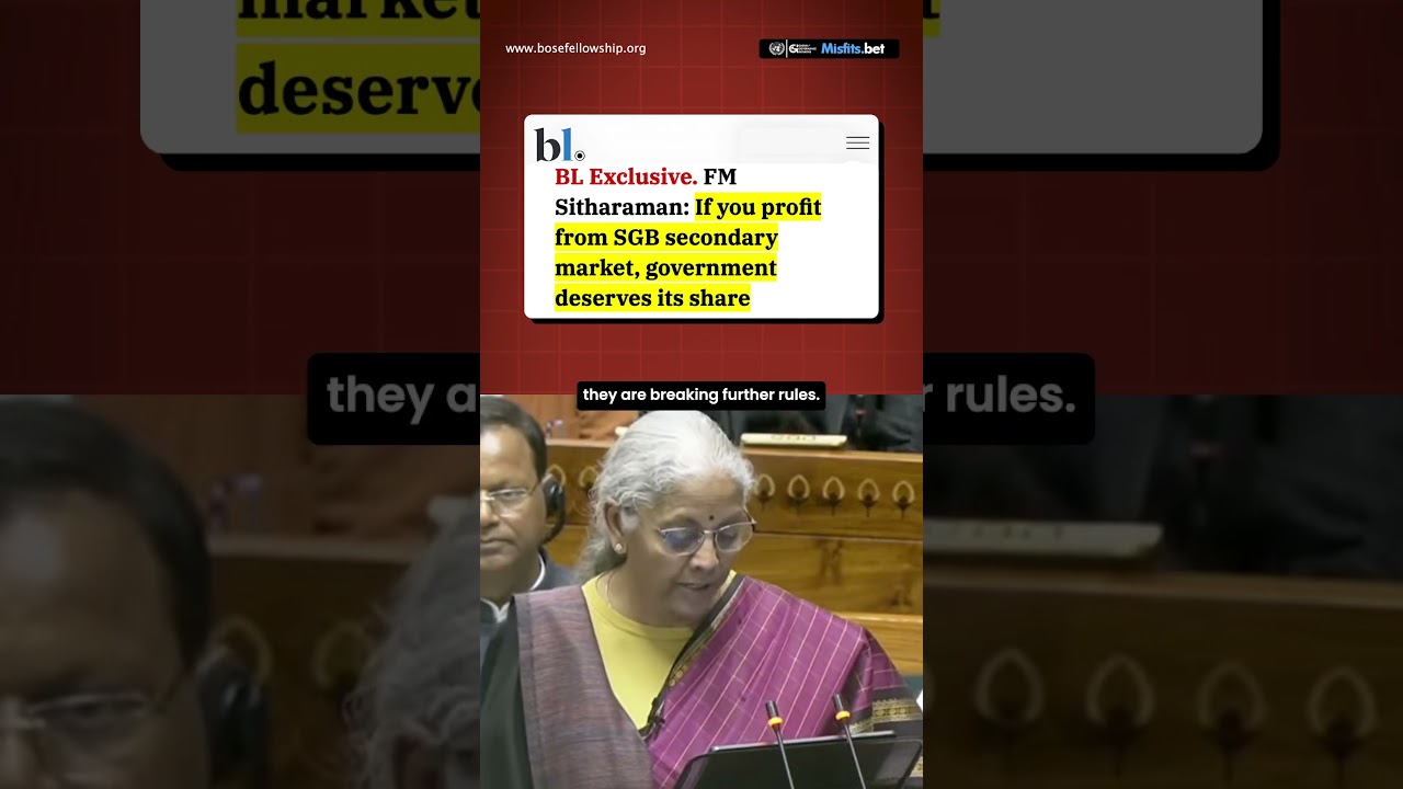 Why Indians are LEAVING India (Sovereign Gold Bond Case Study) by Naman Shrivastava #budgetanalysis