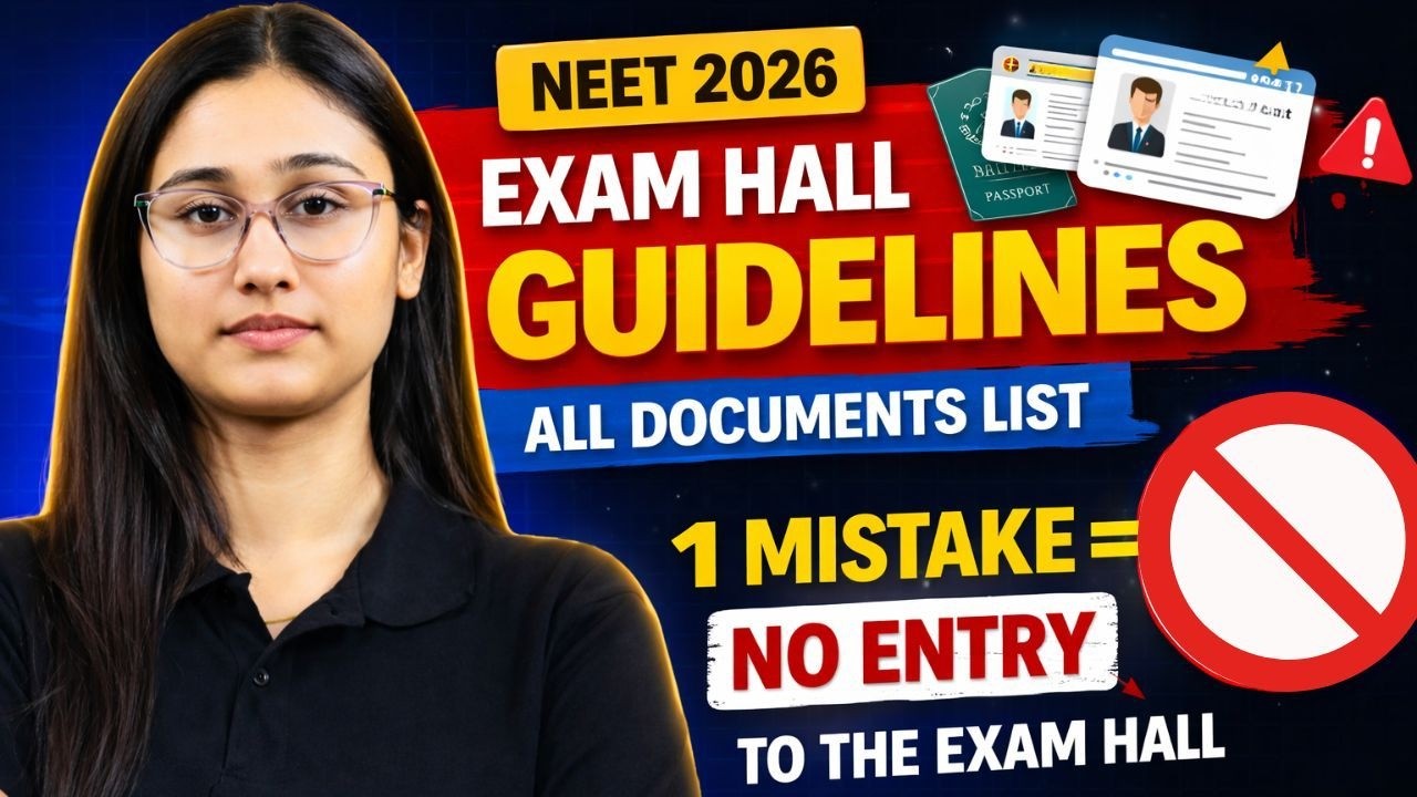 NEET Exam Day Guidelines 📋🚫 Must Carry Documents List 🎯 #neet2026