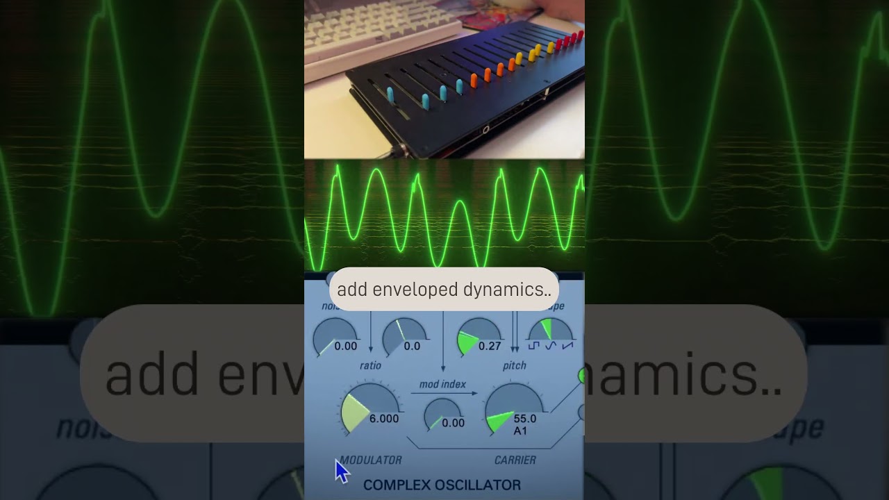 Folding and shaping Aalto's complex osc. #additivesynthesis #synth #vst #sounddesign
