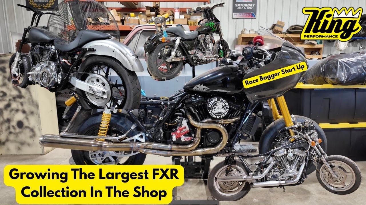 FXRs Everywhere: Build Updates, Wiring Work & Race Bagger Start-Up | Kole King Vlog Ep 15
