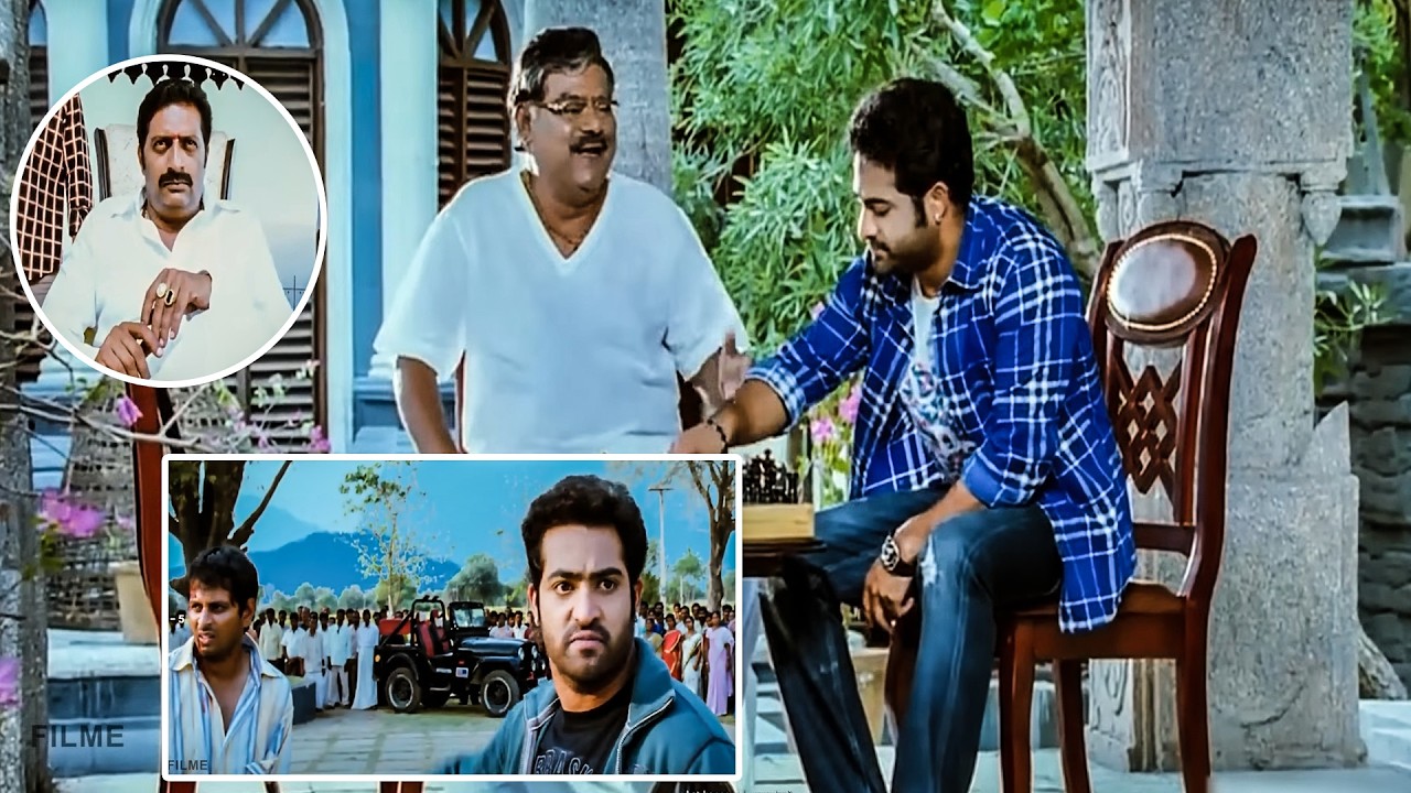 Jr Ntr Ultimate Movie Warning To Prakash Raj Blockbuster Scene | Action Scene | @Filmetelugu