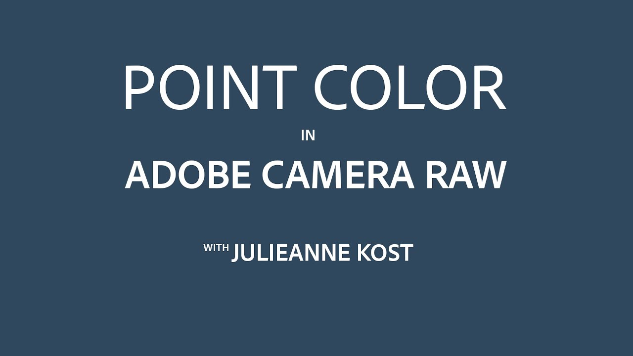 Everything You Need to Know About Point Color in Adobe Camera Raw