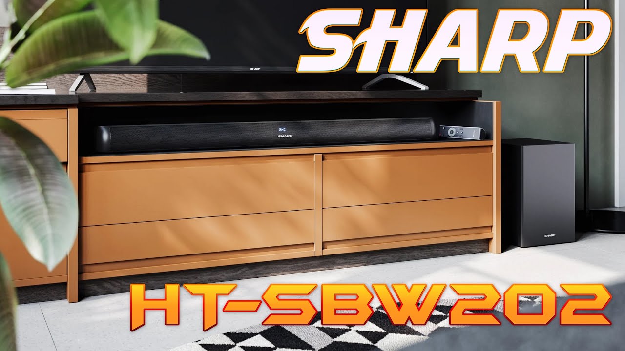 Sharp HT-SBW202 - świetny soundbar 2.1 za 800 PLN! | test, recenzja, review