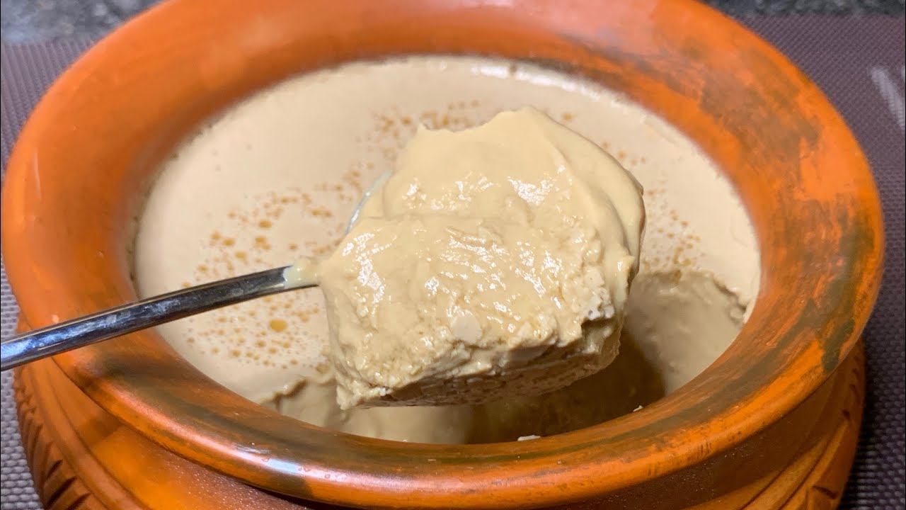 Misti Doi with Gur Jaggery || Sweet Yogurt Recipe ||