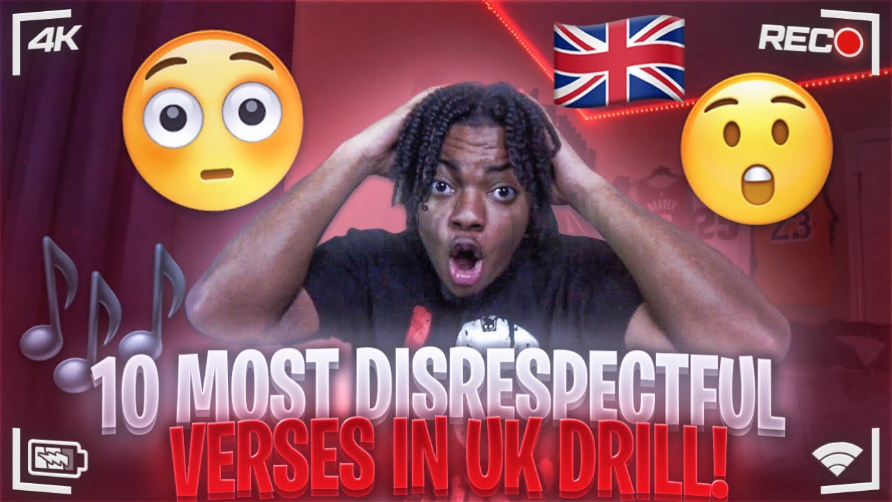 AMERICANS REACT TO TOP 10 MOST DISRESPECTFUL VERSES IN UK DRILL OF ALL TIME🇬🇧🔥