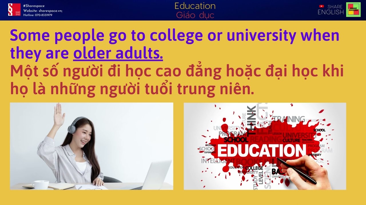 Reading and listening - Topic: Education (Chủ đề: Giáo dục)