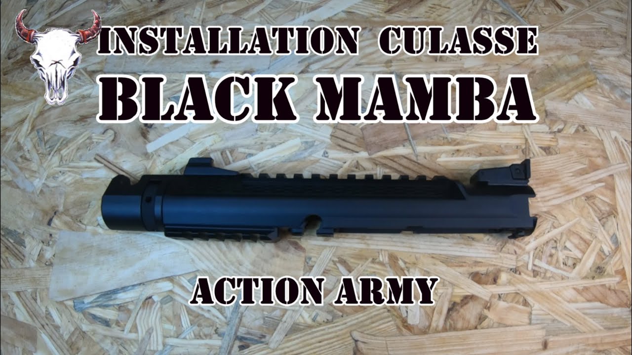 Airsoft # AAP-01/Montage culasse BLACK MAMBA Action Army