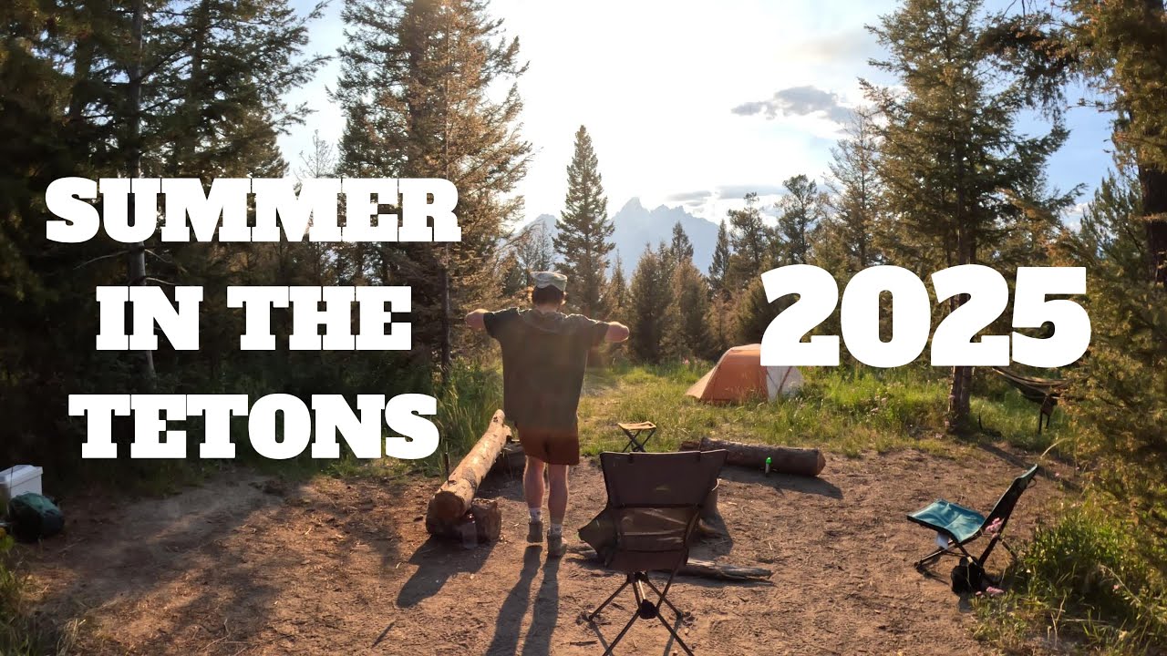 SUMMER in the TETONS - Camping, Mtn Biking, Hiking in Jackson Hole