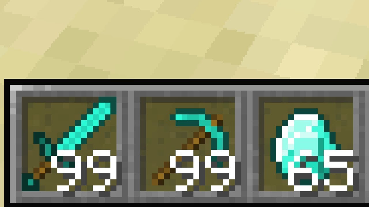 Illegal Item Stacking in Minecraft