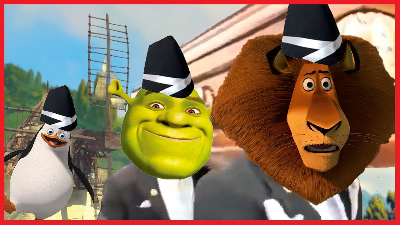Shrek VS Madagascar - Coffin Dance Song COVER