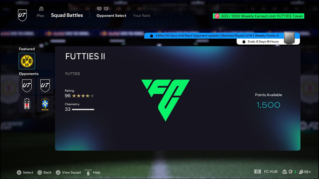 EA SPORTS FC 26 Squad Battles Rewards August 2nd & Futties Featured Team