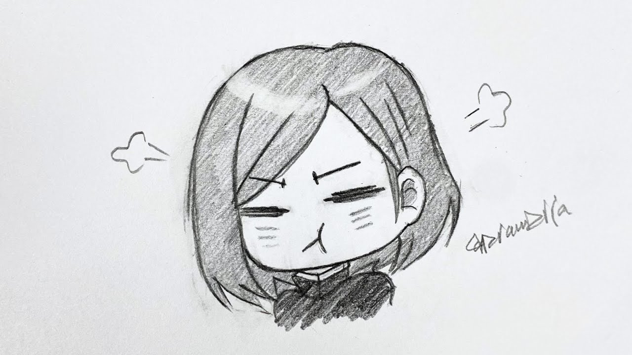 How To Draw Nobara Kugisaki chibi | Step By Step | Easy Anime Drawing