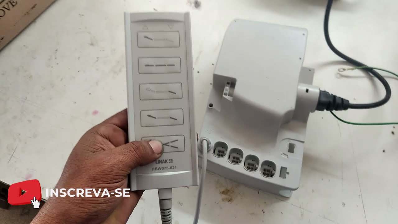 Como fazer o reset na central de comando Linak
