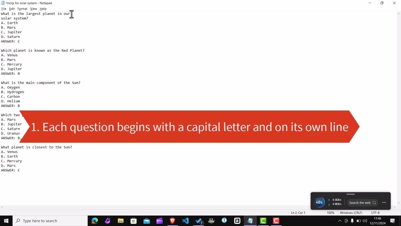 LESSON 3  MCQs LMS AIKEN format Quiz Setup
