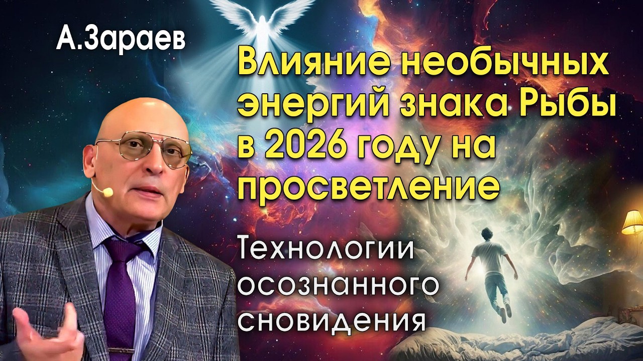ВЛИЯНИЕ НЕОБЫЧНЫХ ЭНЕРГИЙ ЗНАКА РЫБЫ В 2026 НА ПРОСВЕТЛЕНИЕ * ТЕХНОЛОГИИ ОСОЗНАННОГО СНОВИДЕНИЯ