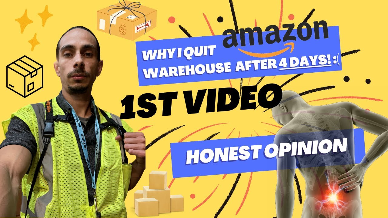 Почему я уволился с новой работы на складе Amazon через 4 дня (1-е видео)
