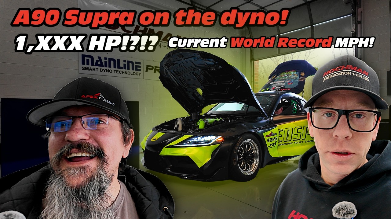 Самая быстрая в мире A90 Supra на динамометрическом стенде!
