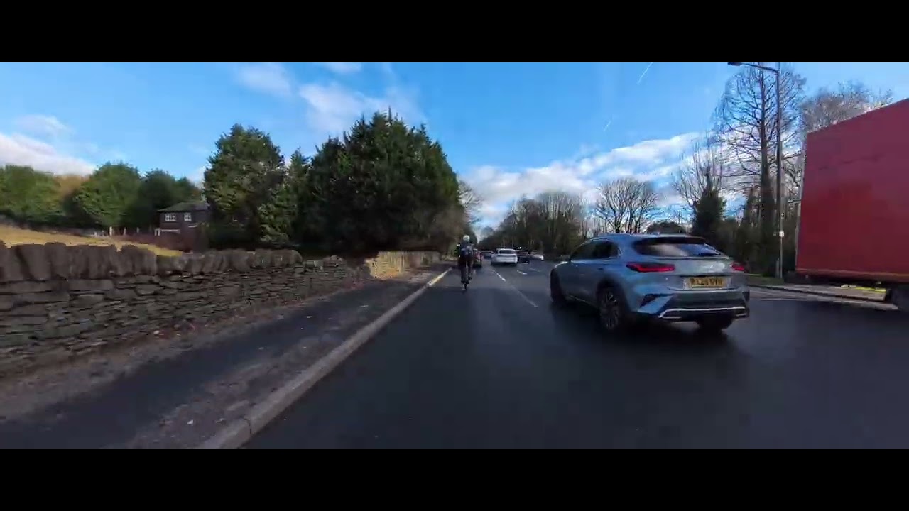 Voge R125, (nearly) Aspull to Hall i' th' Wood (Bolton)